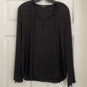 Theory silk blouse P/XS